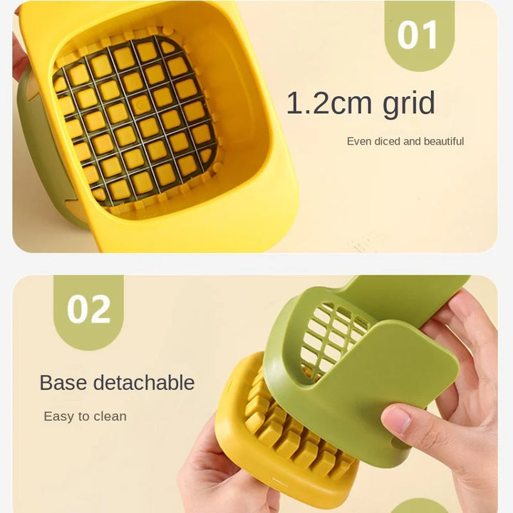 ChopMaster – Multifunctional Vegetable Cutter & French Fry Cutter with Hand Pressure Mechanism | Bowlift