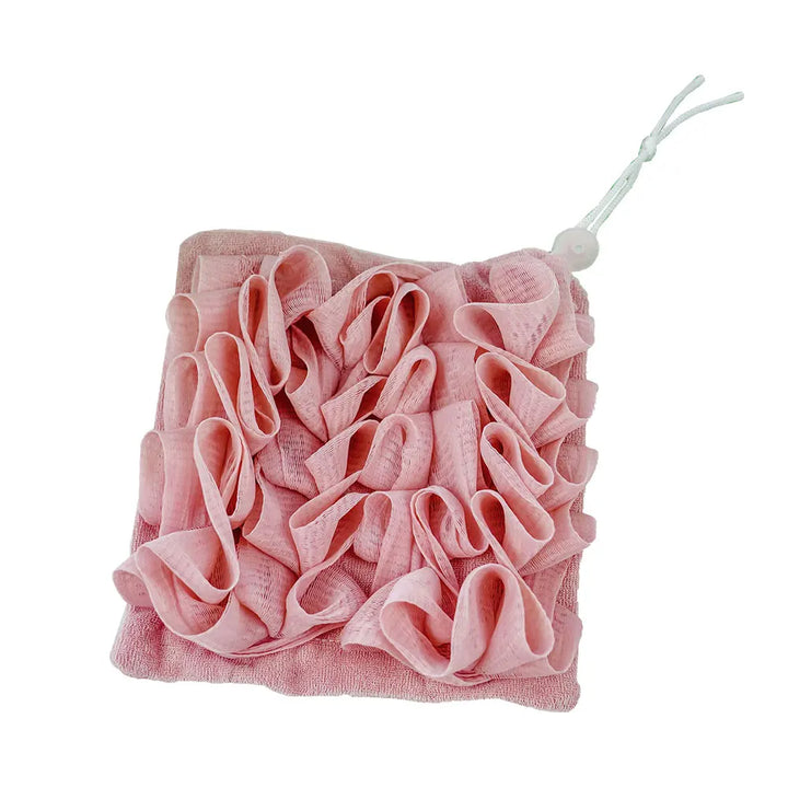 BowLift | 2-In-1 Exfoliating Mesh Shower Sponge