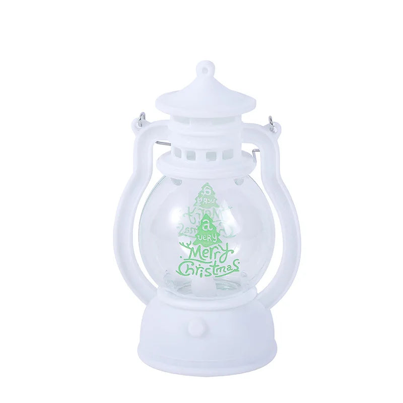 Mini Christmas lamp with LED lighting - Portable decorative lantern for festive decoration, winter & Christmas season | Bowlift