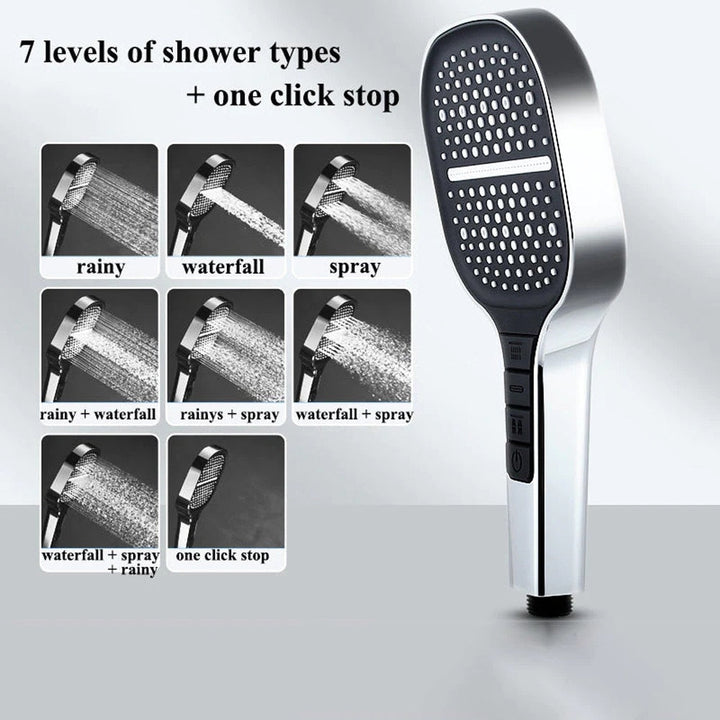 BowLift | Water Saving Time Adjustable Shower Head