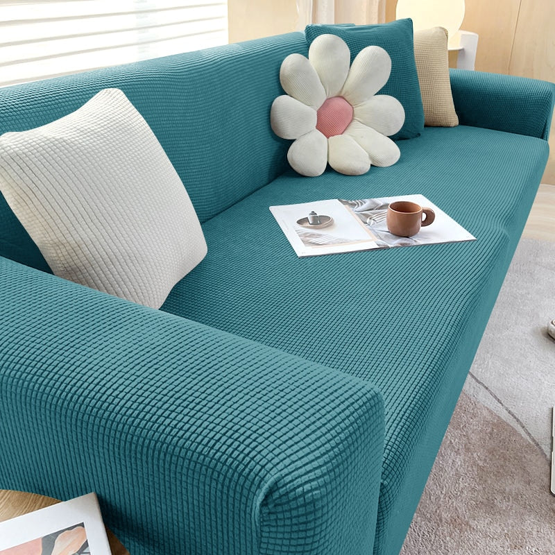BowLift | Textured Stretch Sofa Cover | Non-Slip, Machine Washable & Protective for 1-Seater, 2-Seater, and 3-Seater Sofas