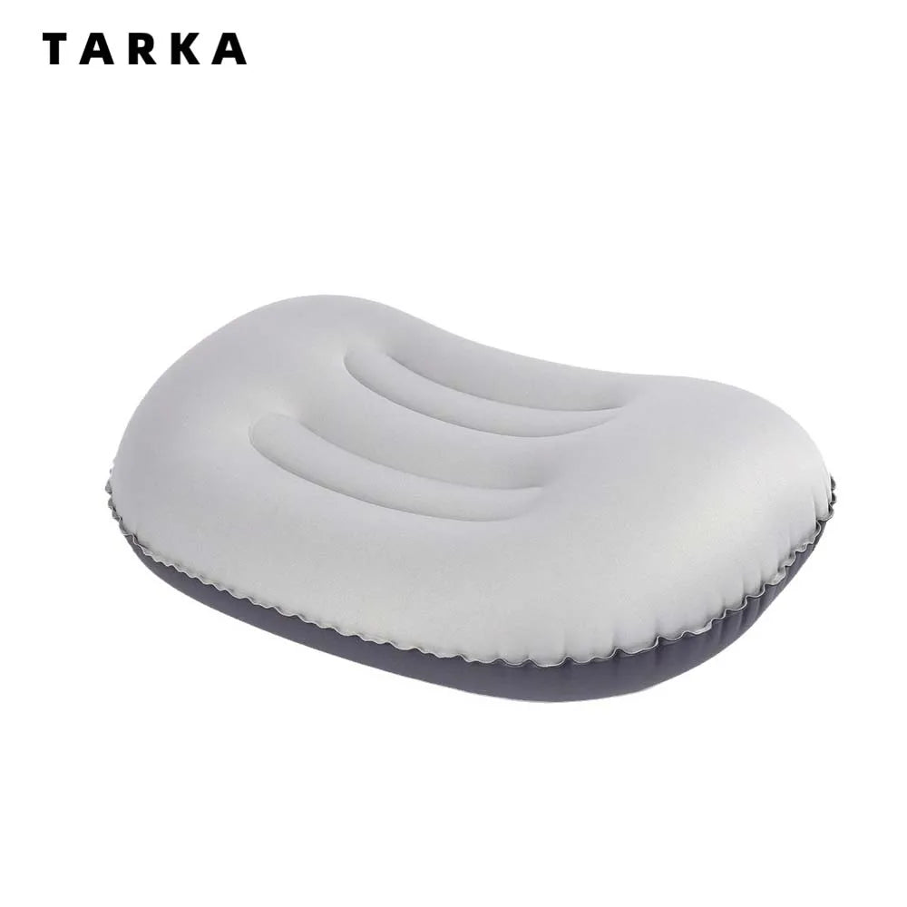 BowLift | AirNest Inflatable Outdoor Pillow | Compressible & Foldable | Neck Support for Camping, Hiking & Travel