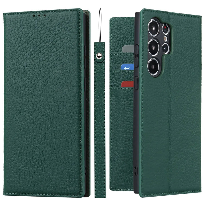 Genuine leather wallet case