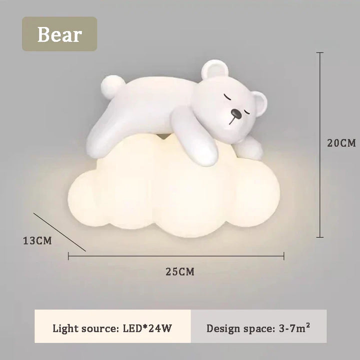 PandaGlow Lamp - Cute LED Wall Light for Children Bowlift