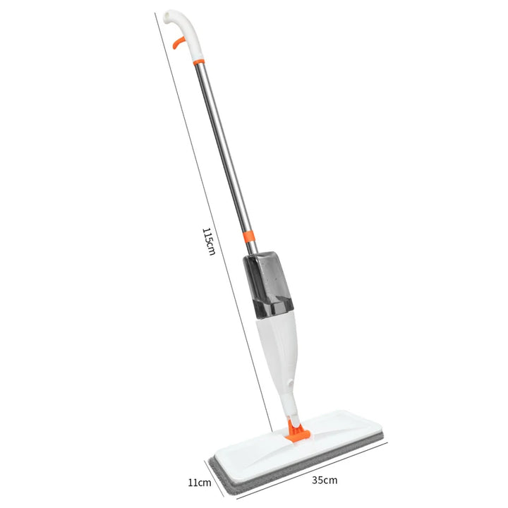 BowLift | Sprayvia Spray Mop with Microfiber Head | 360° Swivel Joint | Flat Mop System | Reusable & Eco-Friendly