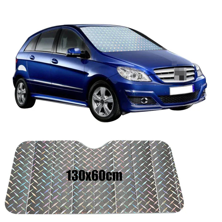BowLift | SOLVEX Auto Sunshade | UV Protection & Heat Protection for Front and Rear Windows | Reflective Aluminum Foil | Universally Compatible