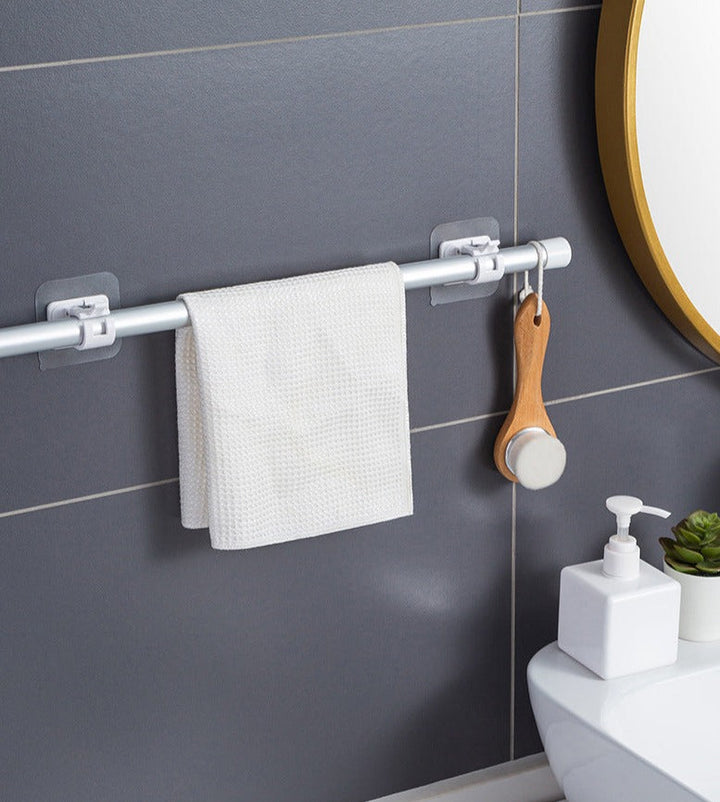Self Adhesive Curtain Rod Holder | Bowlift