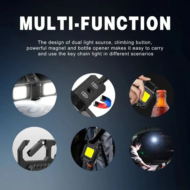 BowLift | Luminoxx Mini Work Light | 800 Lumen LED | Magnetic Base & USB-C | 5 Modes | IPX5 Water Protection