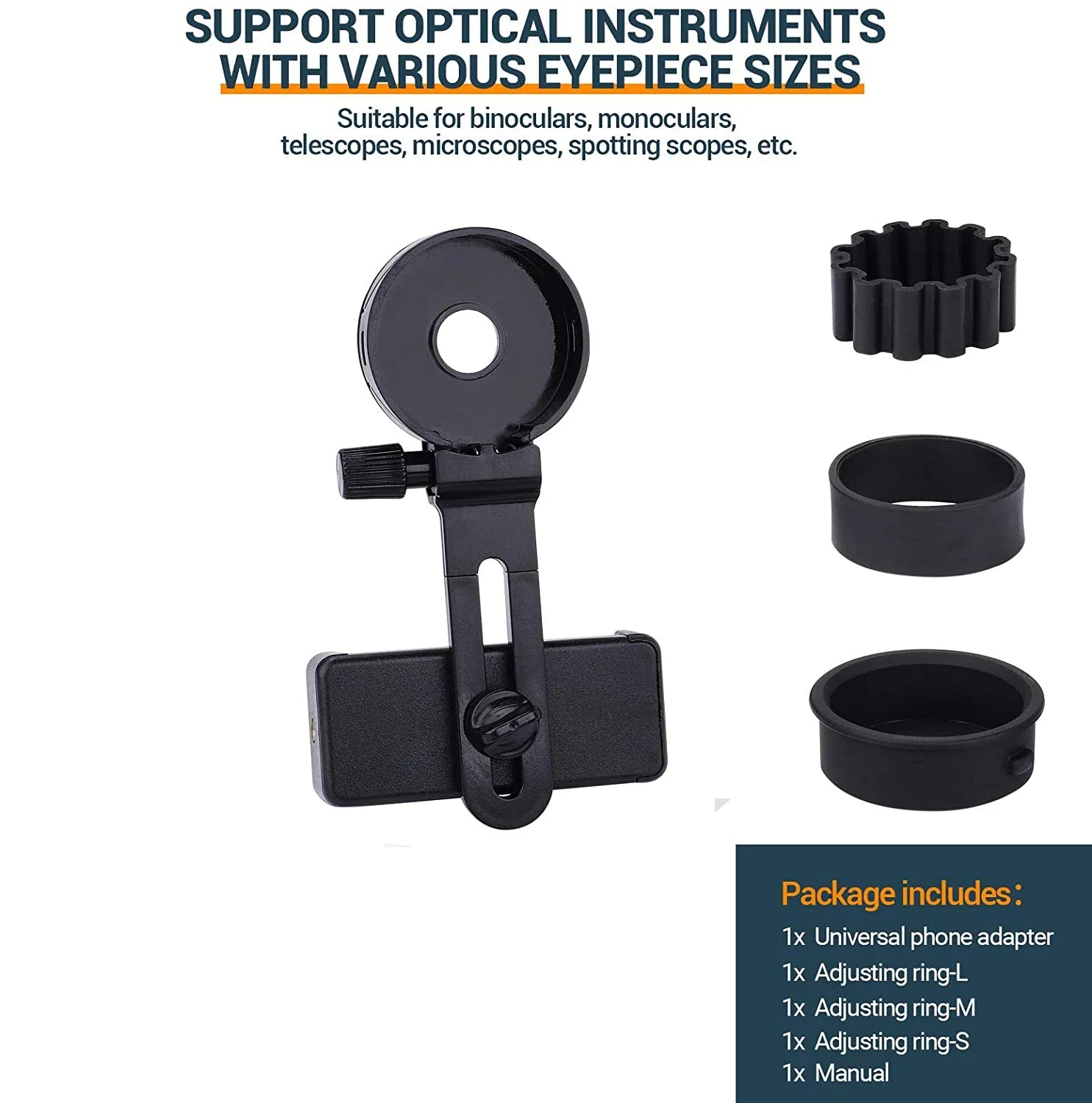 BowLift | Adjustable Mobile SnapScope Connector Clip