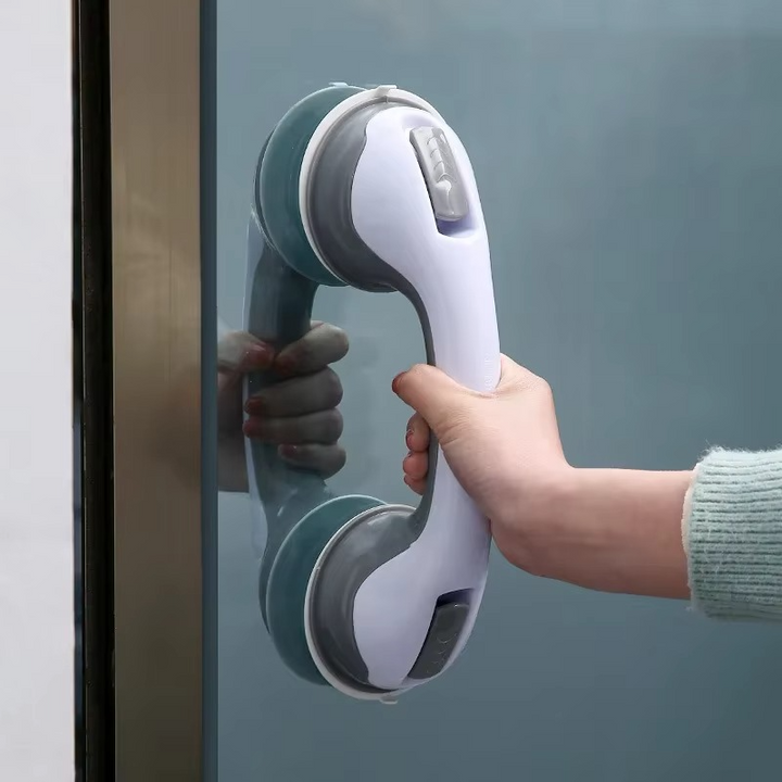 BowLift | Safety Helping Handle with Suction Cups – Anti-Slip Bathroom Grab Bar for Toilet and Bath Support
