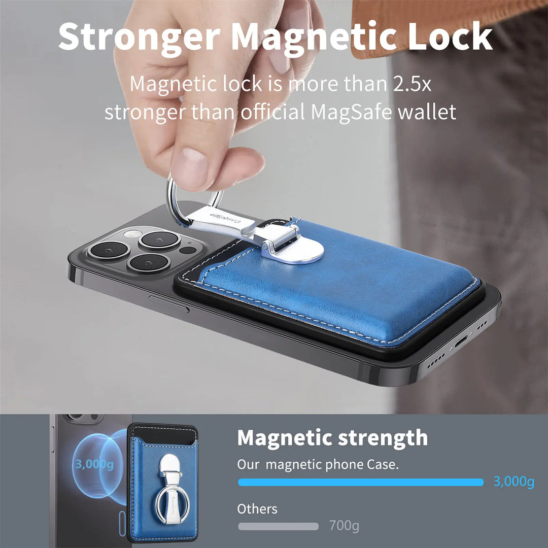 BowLift | Leather Magsafe Phone Wallet Holder