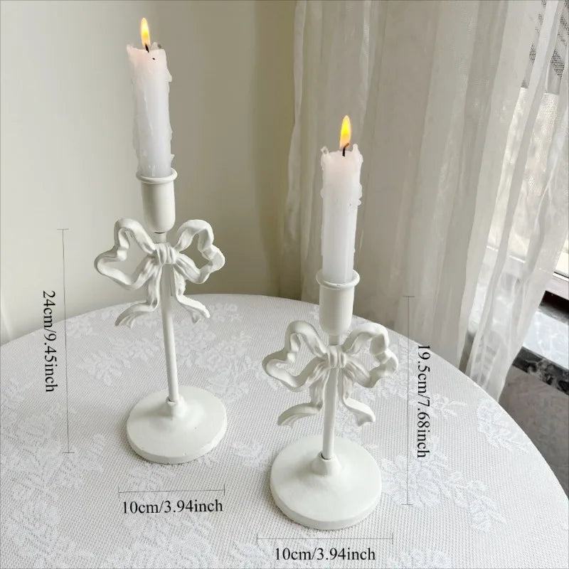 French Wrought Iron Candle Holder | Bowlift