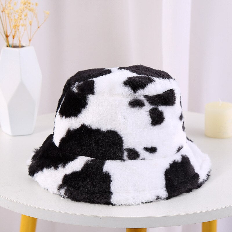 BowLift | Velvet Soft Winter Hat Luxury Plush – Warm Unisex Bucket Hat for Cold Days
