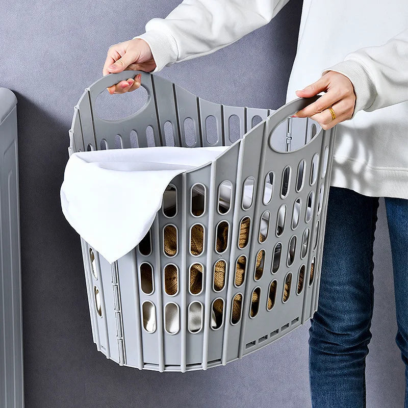 BowLift | FlexiBasket Laundry Basket | Foldable & Space-Saving | Durable PP Material | In 4 Colors
