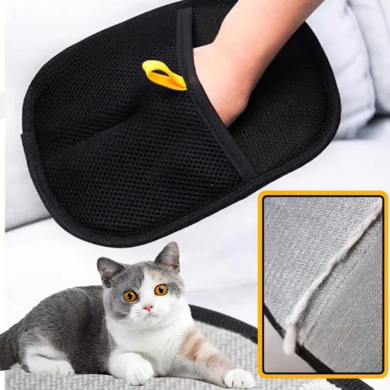 BowLift | Pet Hair Removal Gloves for Dogs and Cats, Electrostatic Fur Remover for Carpets, Sofas, and Upholstery