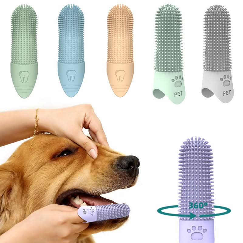 BowLift | 360° Finger Toothbrush for Dogs & Cats