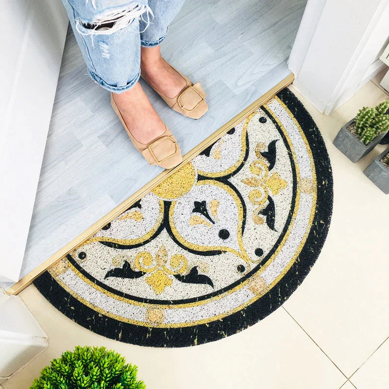 FloraMat - Elegant Half-Round Doormat for Your Home Bowlift
