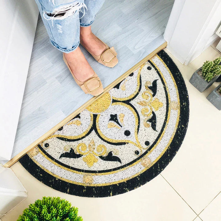 FloraMat - Elegant Half-Round Doormat for Your Home Bowlift