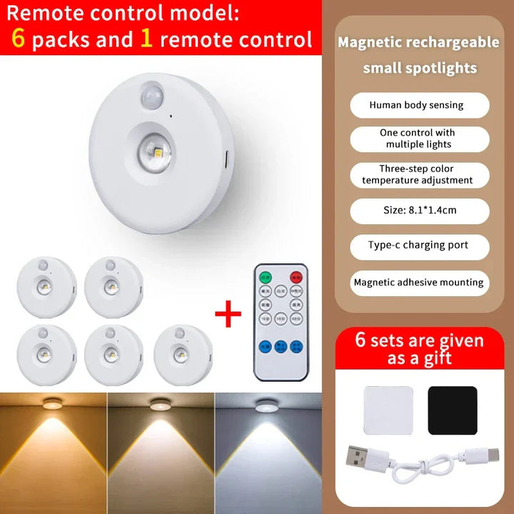 BowLift | LumoLine | PIR Motion Detector LED Light | Dimmable & Rechargeable | Wireless