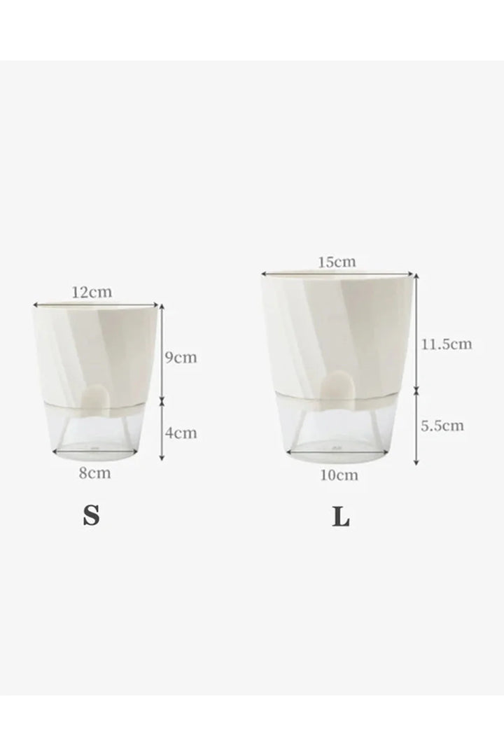 Transparent office plant pot | Bowlift