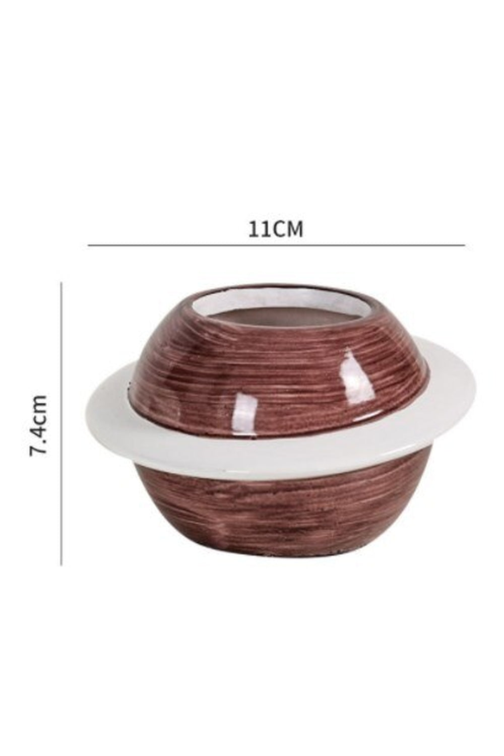 Motif ceramic pot for succulents | Bowlift