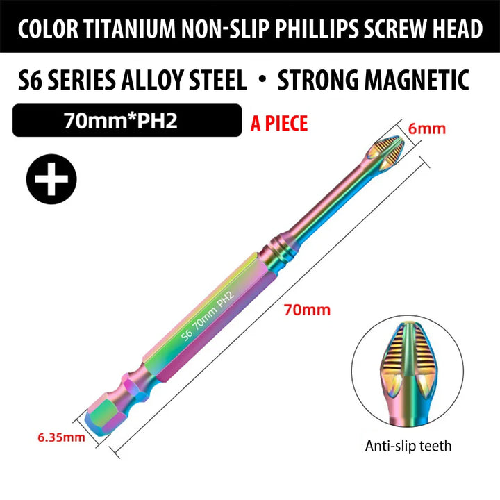 BowLift | Magnetic Titanium Impact Anti-Slip Screw Head