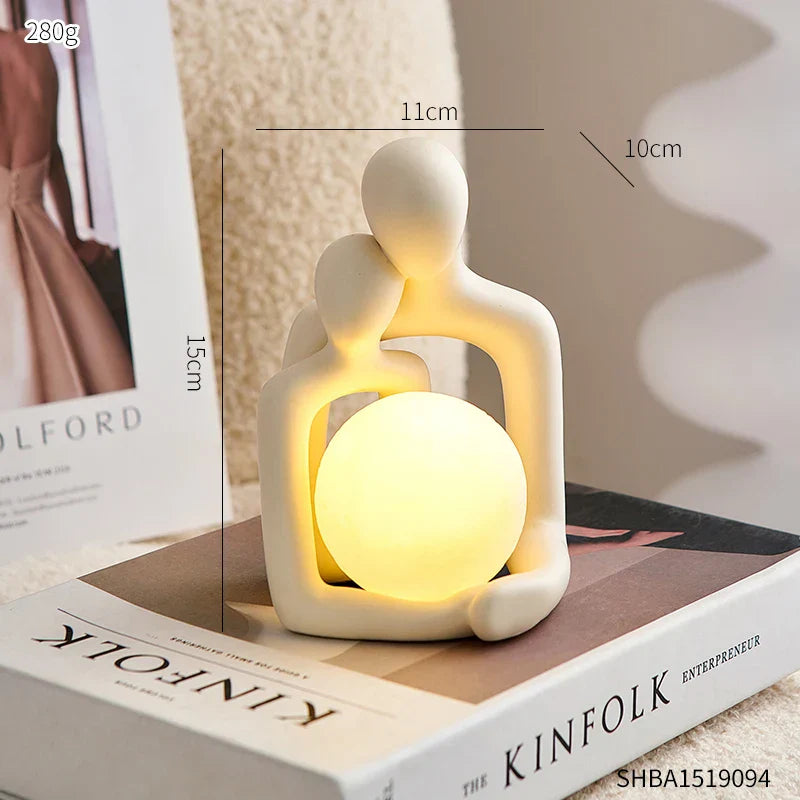 Eternal Bond Love Couple Night Decor Lamp | Bowlift