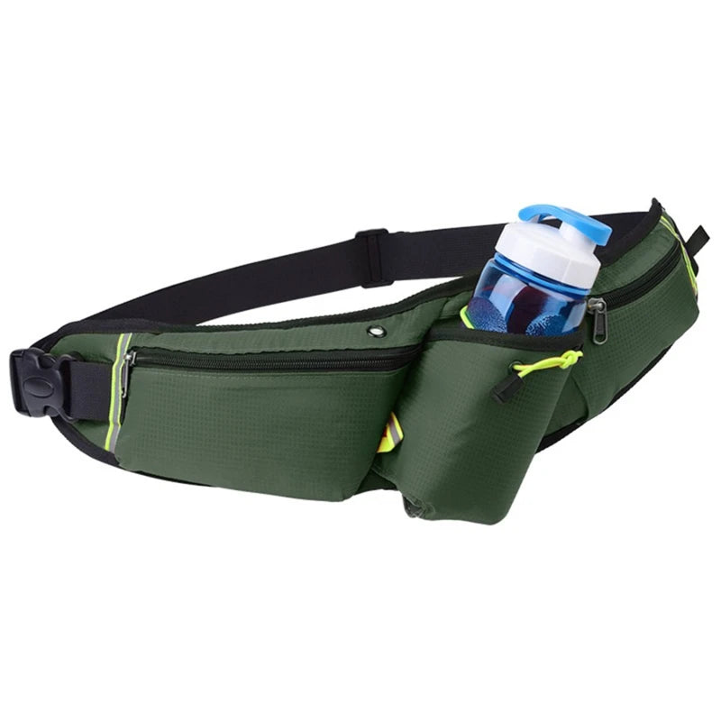 BowLift | RunEase Hydration Running Belt – Waterproof Waist Pack with Bottle Holder & Storage Pockets