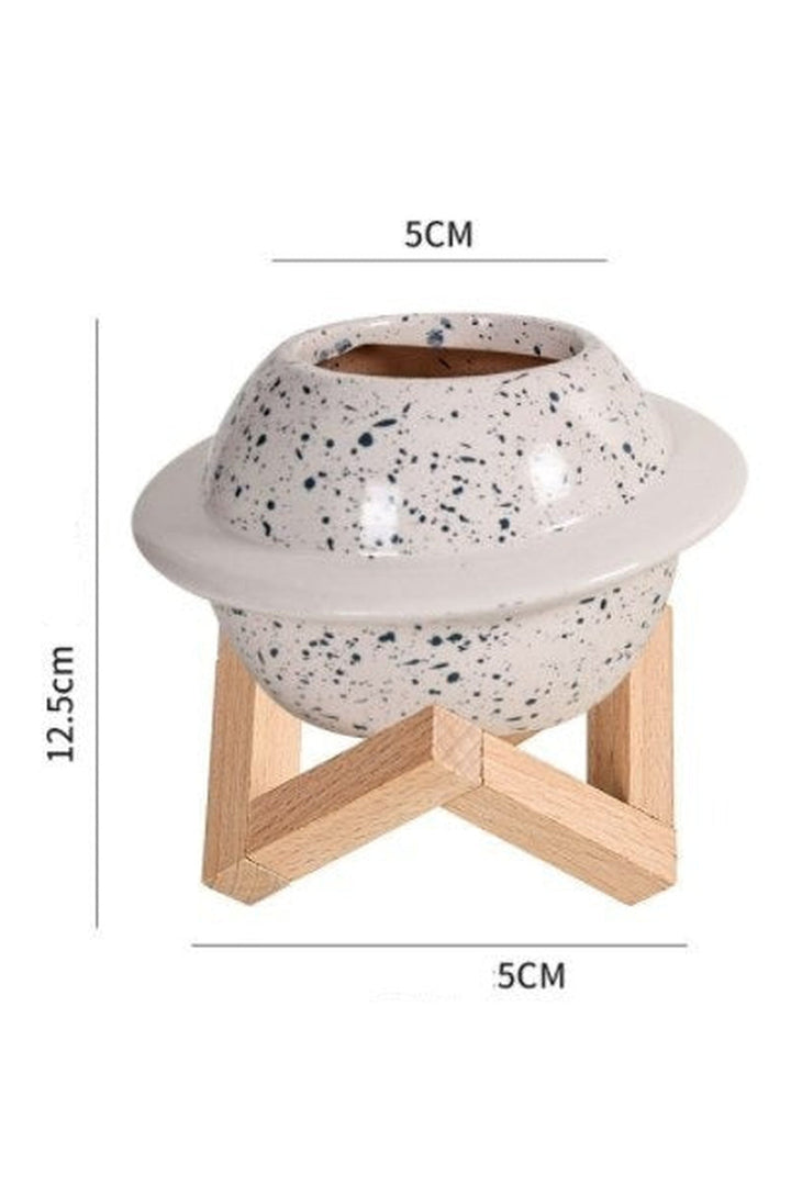 Motif ceramic pot for succulents | Bowlift