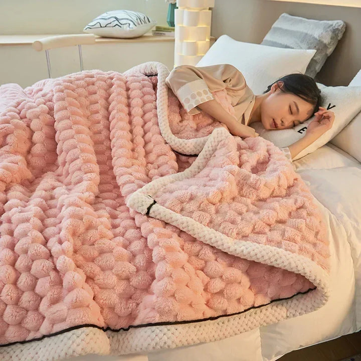 BowLift | Velutura Plush Blanket made of Turtle Velour | Fluffy & Warm | For Bed, Sofa & Travel | Anti-Pilling | Various Sizes & Colors