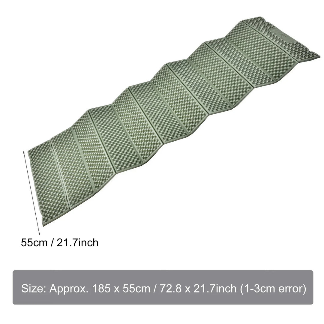 BowLift | TrekLuma Foldable Sleeping Mat | Ultra-light & Waterproof | Egg-Groove Comfort | For Outdoor & Camping