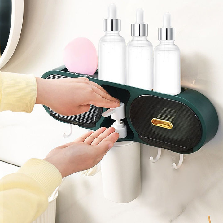 BowLift | Wall-Mounted Waterproof Bathroom Storage Rack