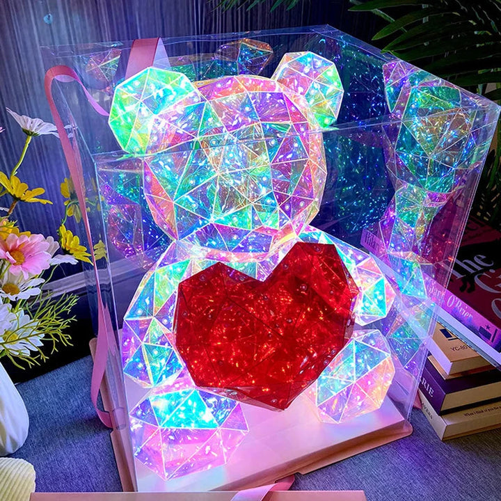 BowLift | Colorful Glowing Teddy Bear