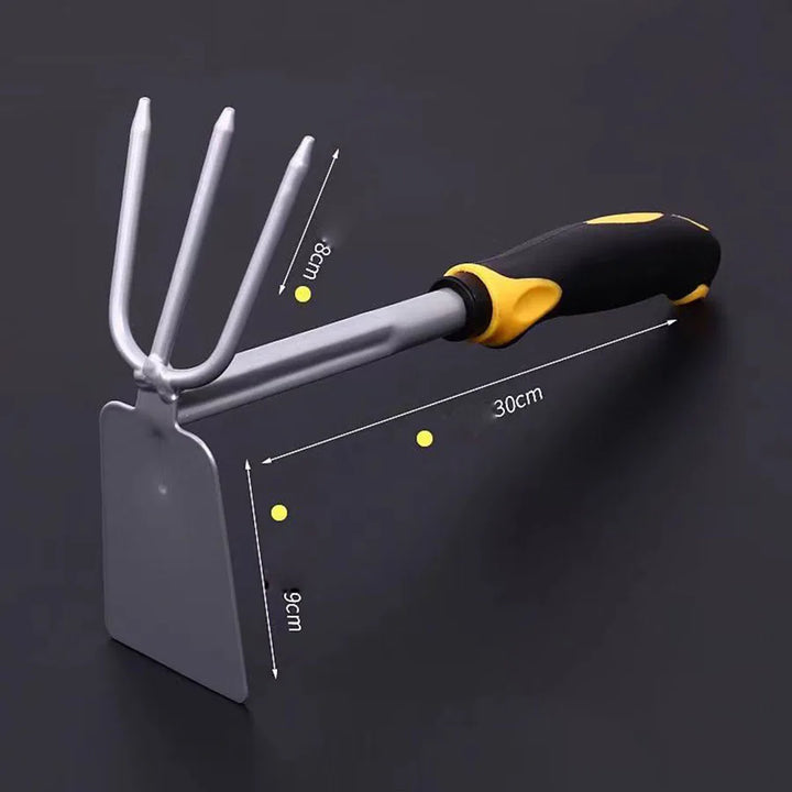 BowLift | Groviva Garden Tool Set 4-pcs. | Stainless Steel | Hoe & Shovel | For Digging, Planting & Weeding