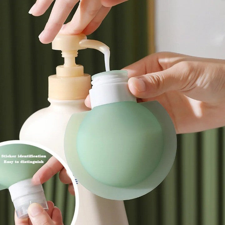 Leakproof Silicone Squeeze Bottle Travel Liquid Dispenser | Bowlift