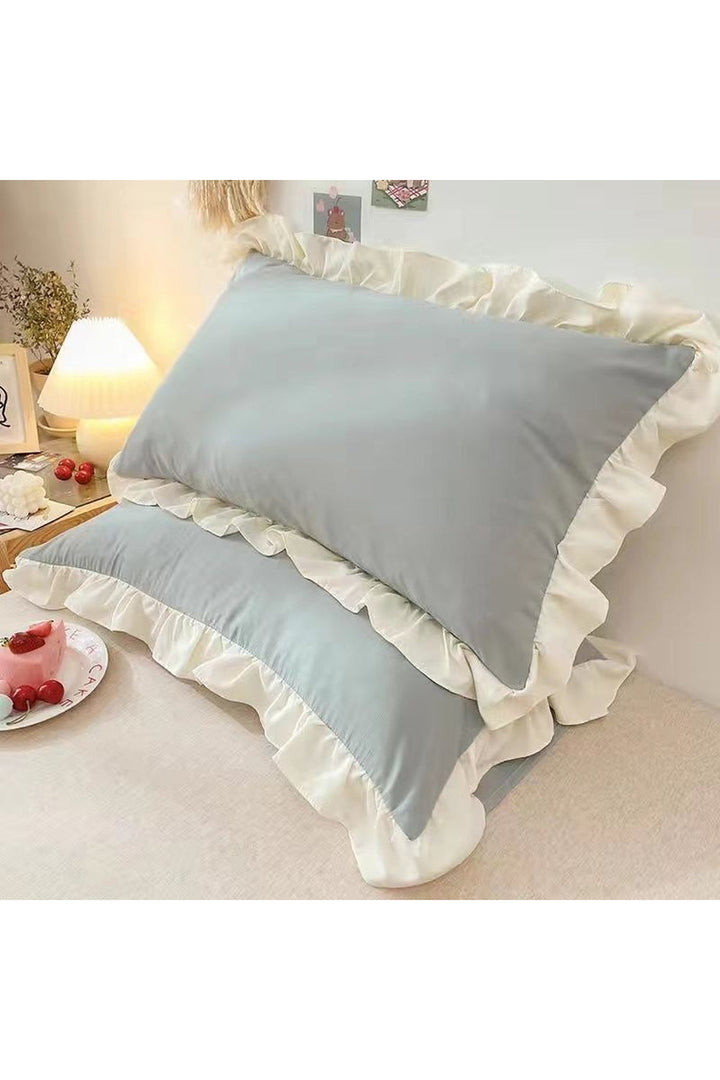 inspired ruffle pillowcases | Bowlift
