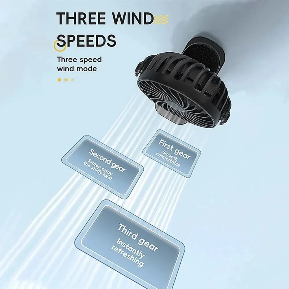 BowLift | FlexiBreeze USB Fan | Rotatable, portable with 3 speeds and night light