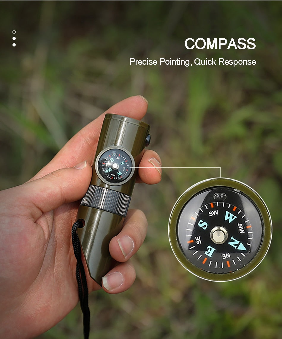 7in1 Portable Survival Outdoor Camping Tool | Bowlift