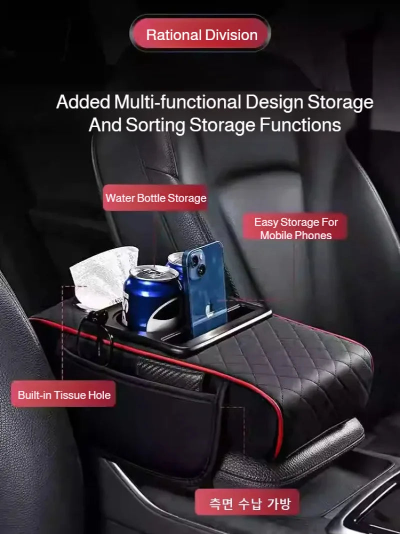 Car Armrest Organizer 5-in-1 | Bowlift