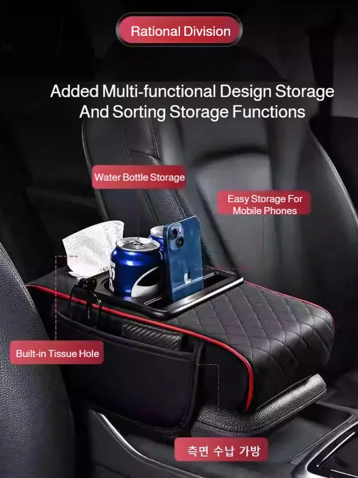 Car Armrest Organizer 5-in-1 | Bowlift