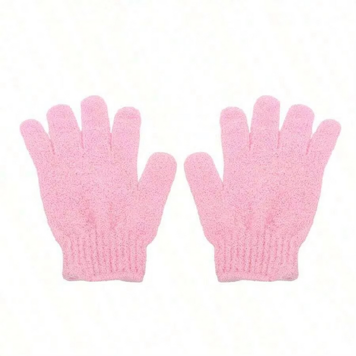 BowLift | Reversible Exfoliating Shower Gloves, Body Scrub and Cleansing Gloves for Smooth Skin