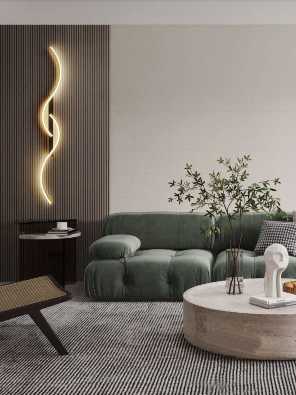 BowLift | Contemporary LED Wall Lamp – Artistic Combination of Forms