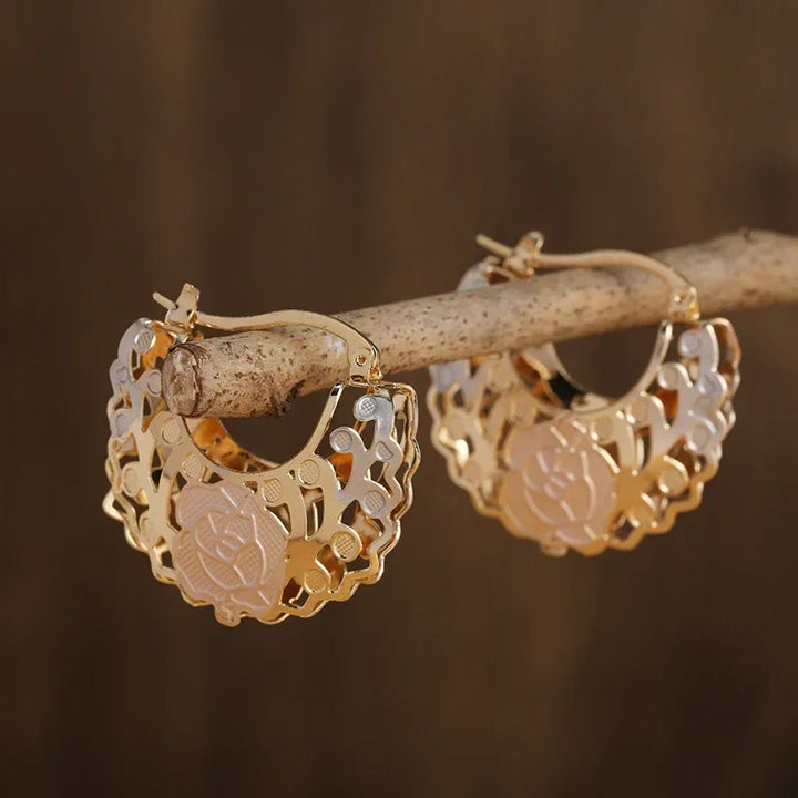 BowLift | Intricate Open Floral Earrings
