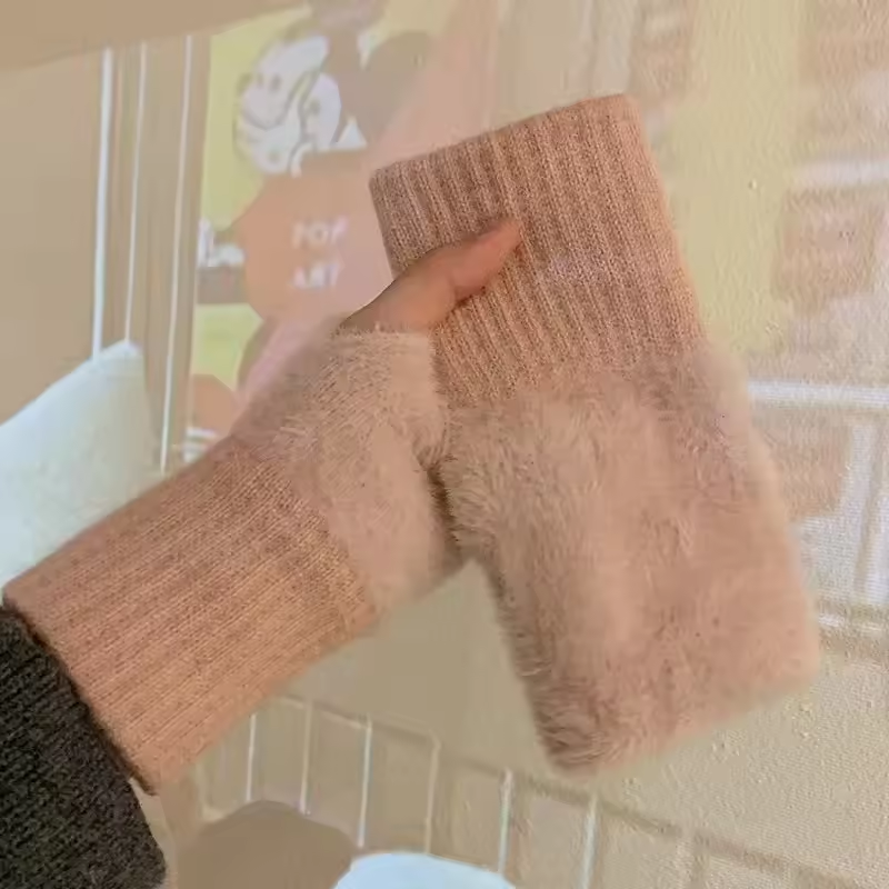 BowLift | Unisex Fleece Fingerless Gloves – Warm, Soft and Functional
