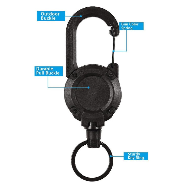 BowLift | Heavy Duty Retractable Pull Practical Keychain