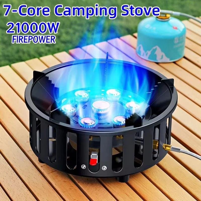 BowLift | FlammaTrek | Compact Outdoor Gas Cooker | Durable Stainless Steel Construction | Foldable
