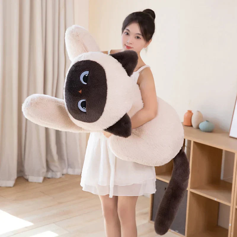 BowLift | Momo the Long Kawaii Siamese Cat Plush