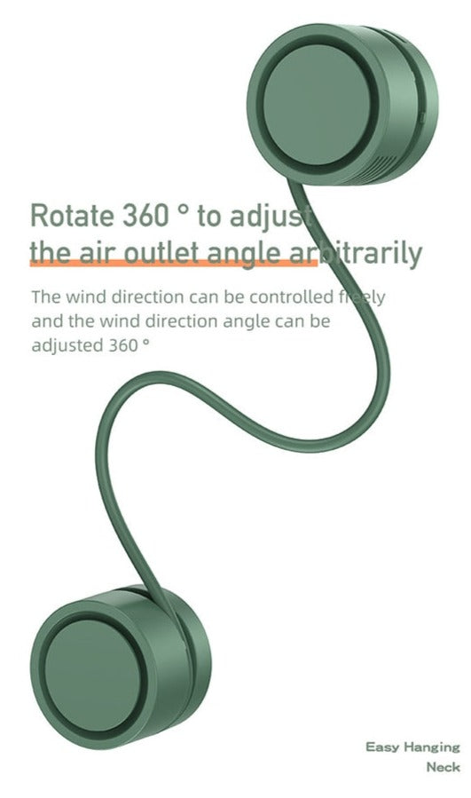 BowLift | Retractable Aroma Therapy Bladeless Neck Fan