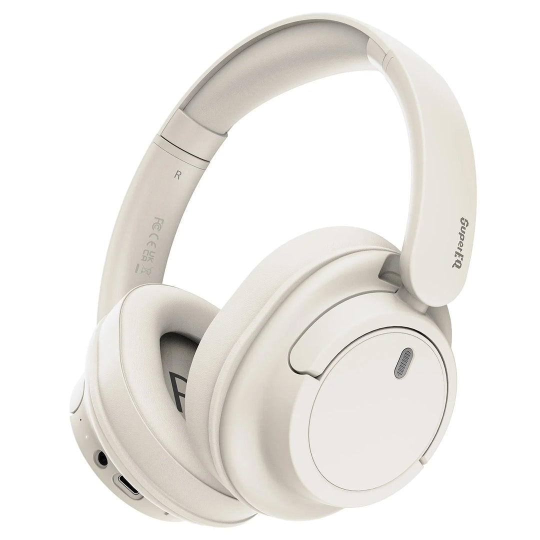 BowLift | Wireless Over Ear Bluetooth Headphones 90H playtime Deep Bass Mic Foldable Dual EQ Modes
