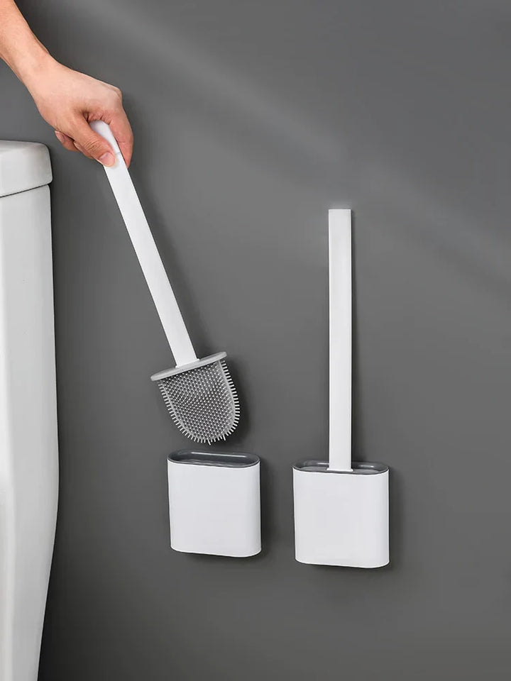 FLEXIBLE SILICONE BRUSH For TOILET CLEANING Bowlift